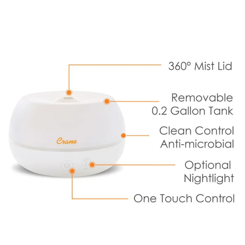 2-in-1 Cool Mist Humidifier and Aroma Diffuser