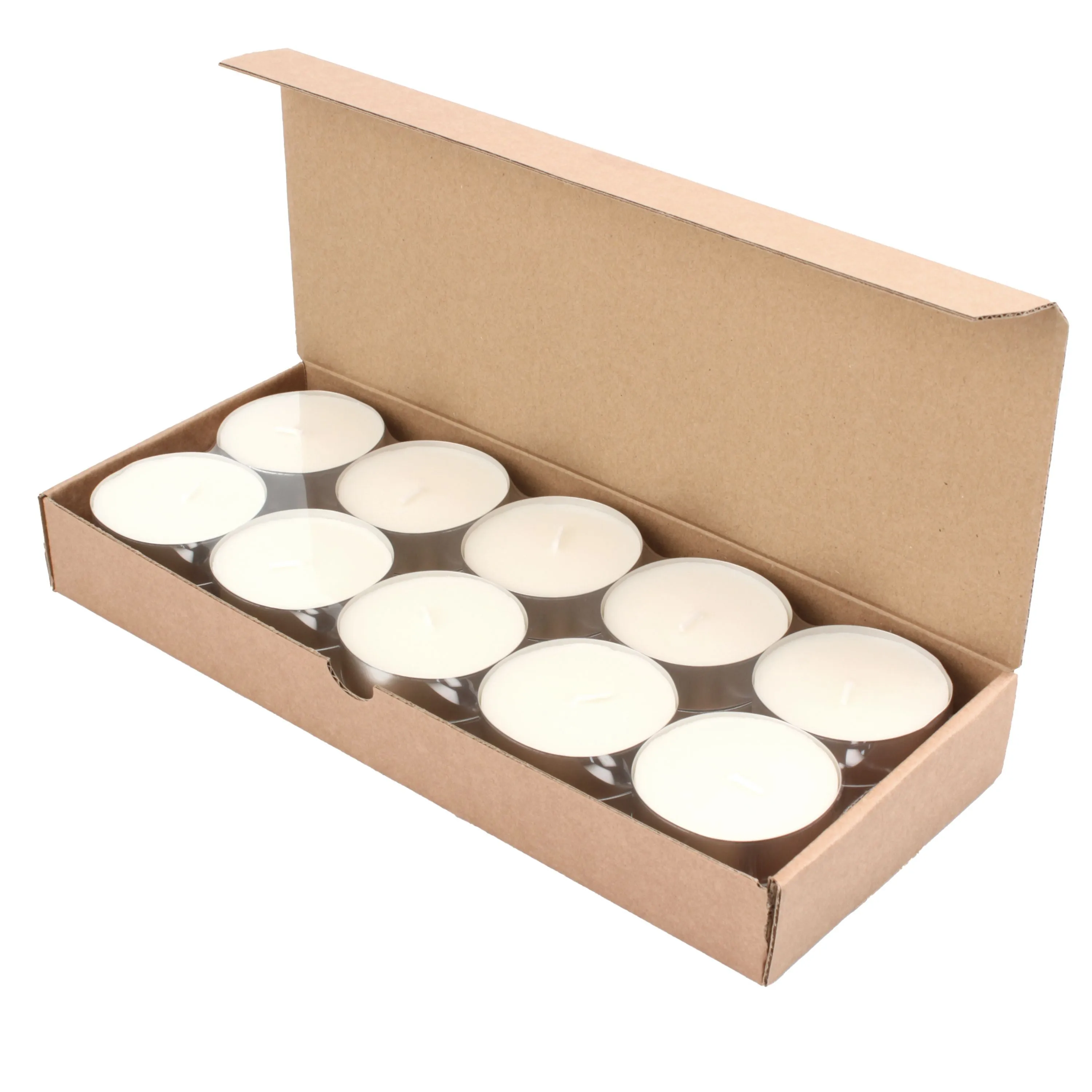 20-Pack Unscented Mega Oversized Tea Light Candles with 9 Hour Extended Burn Time (WS)