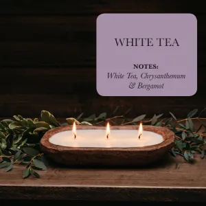 3-Wick White Tea Soy Candle: Luxurious Home Fragrance