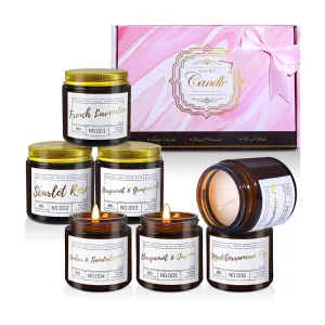 4/6 Pcs Scented Candles Sets