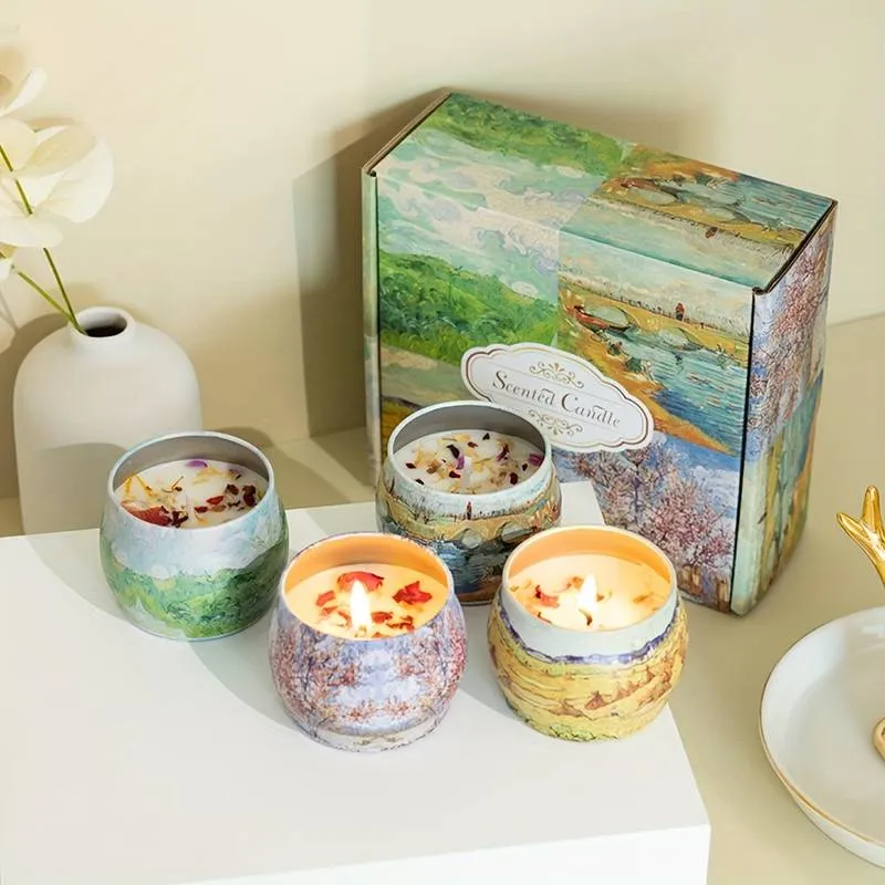 4/6 Pcs Scented Candles Sets