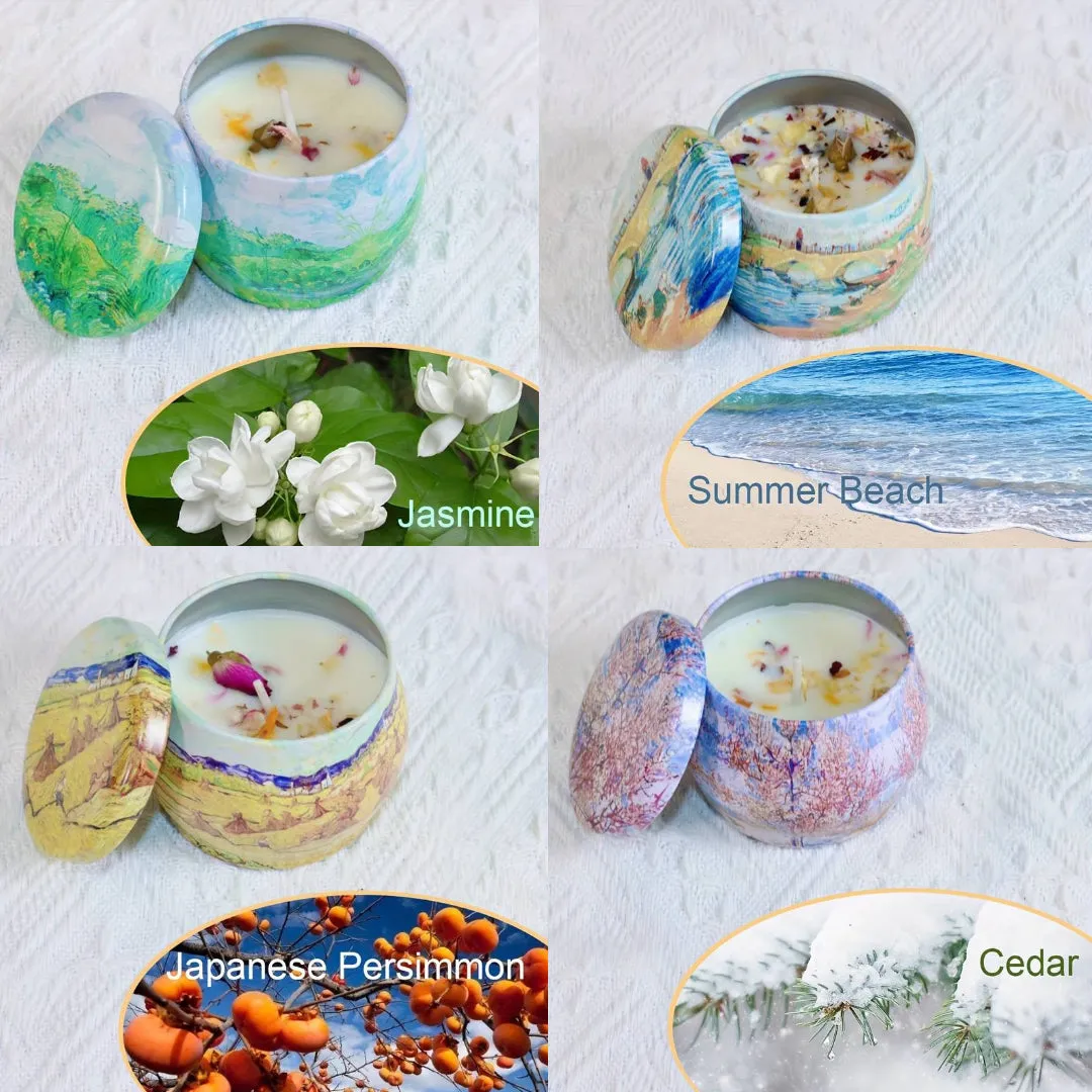 4/6 Pcs Scented Candles Sets