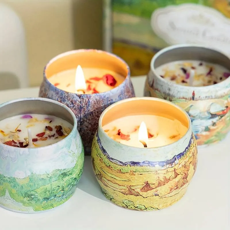 4/6 Pcs Scented Candles Sets