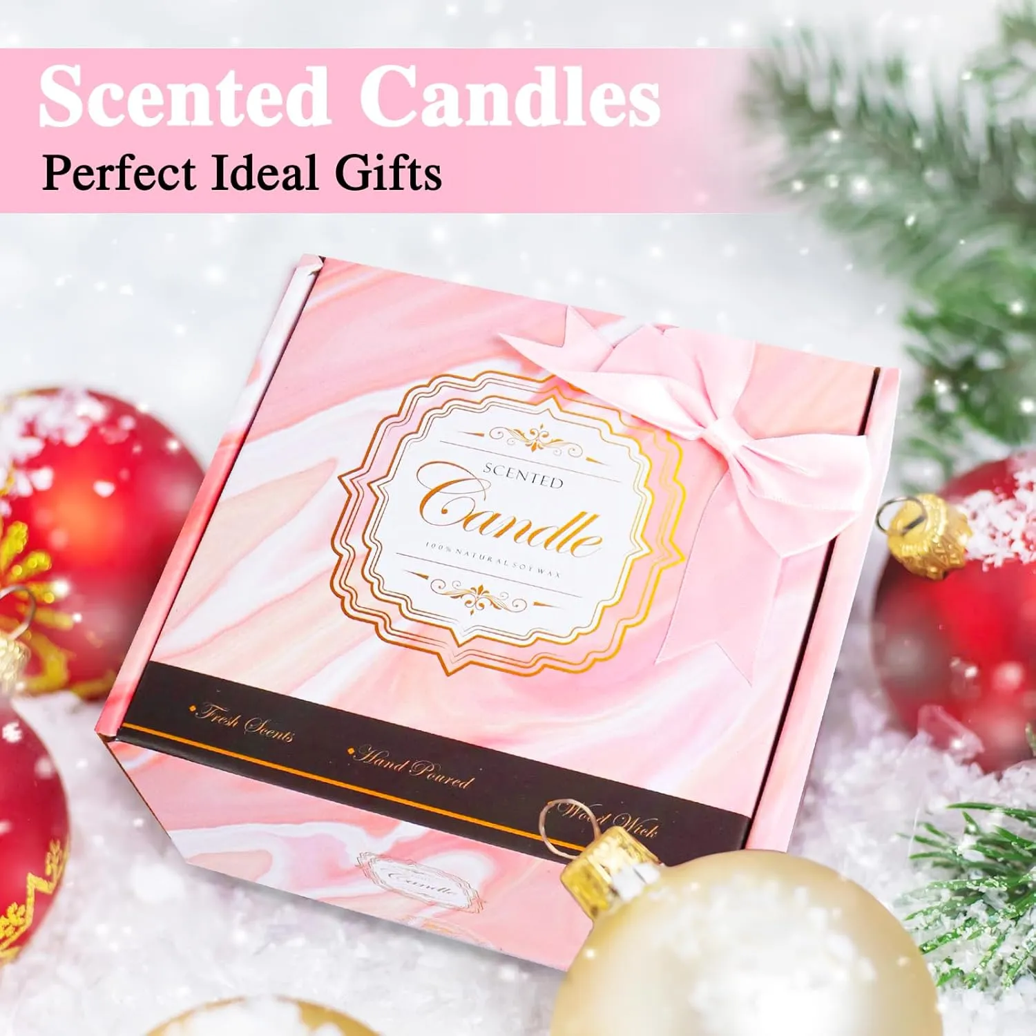 4/6 Pcs Scented Candles Sets
