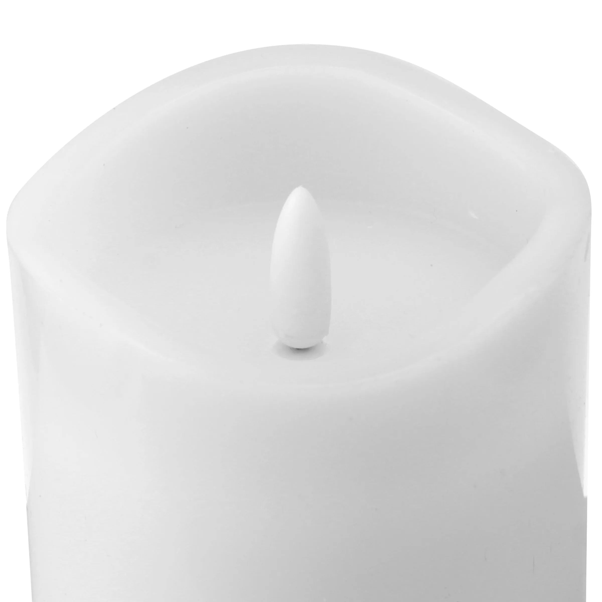 6 Pack Real Wax 3x3 Flameless LED Pillar Candles with Remote and Timer (WS)