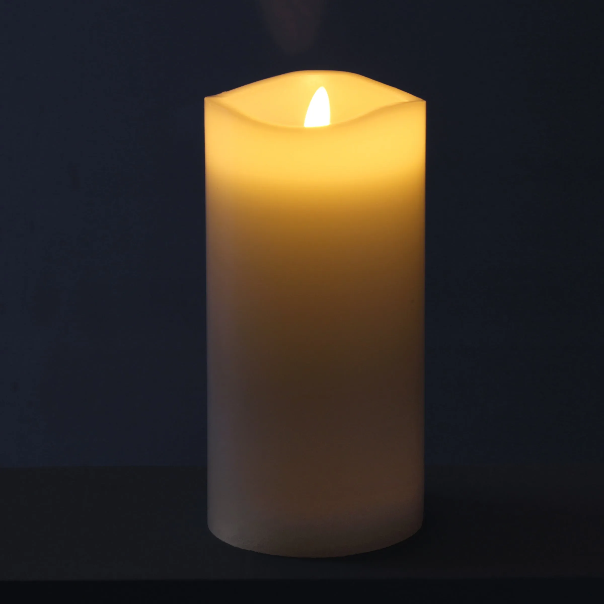 6 Pack Real Wax 3x6 Flameless LED Pillar Candles with Remote and Timer
