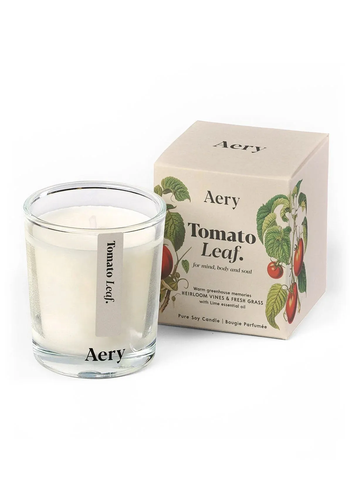 Aery Votive Mini Candle - Tomato Leaf