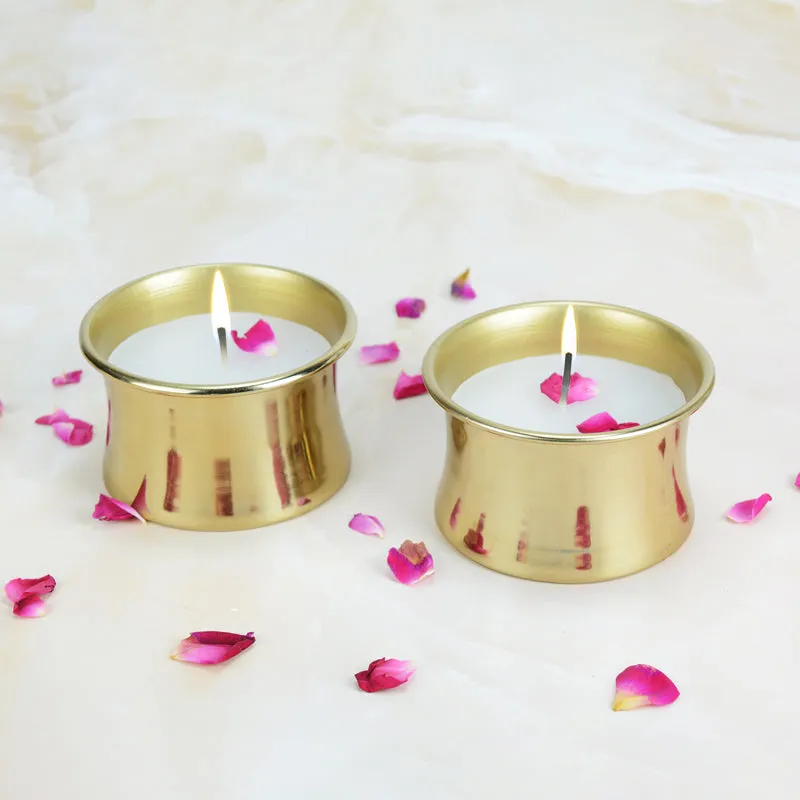 Agni Vanilla Scented Tealight Candle - Set Of Two