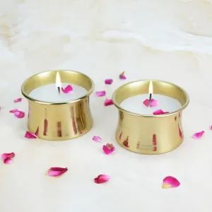 Agni Vanilla Scented Tealight Candle - Set Of Two