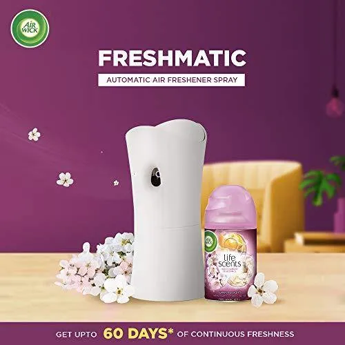 Airwick Freshmatic Automatic Air Freshener Complete Kit [Machine   Summer Delights refill - 250 ml]