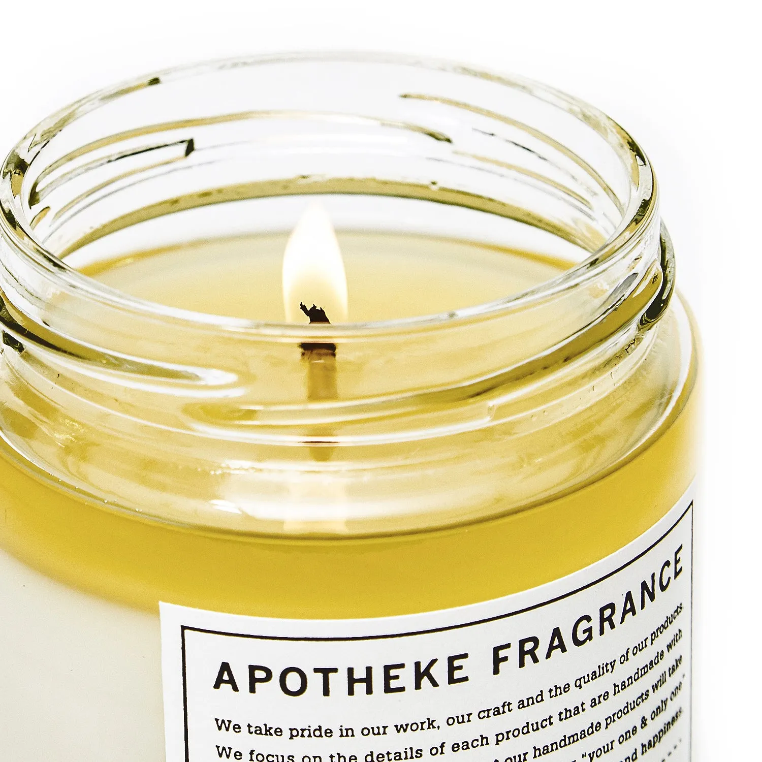 Apotheke Fragrance Glass Jar Candle "Basil Sage Mint"