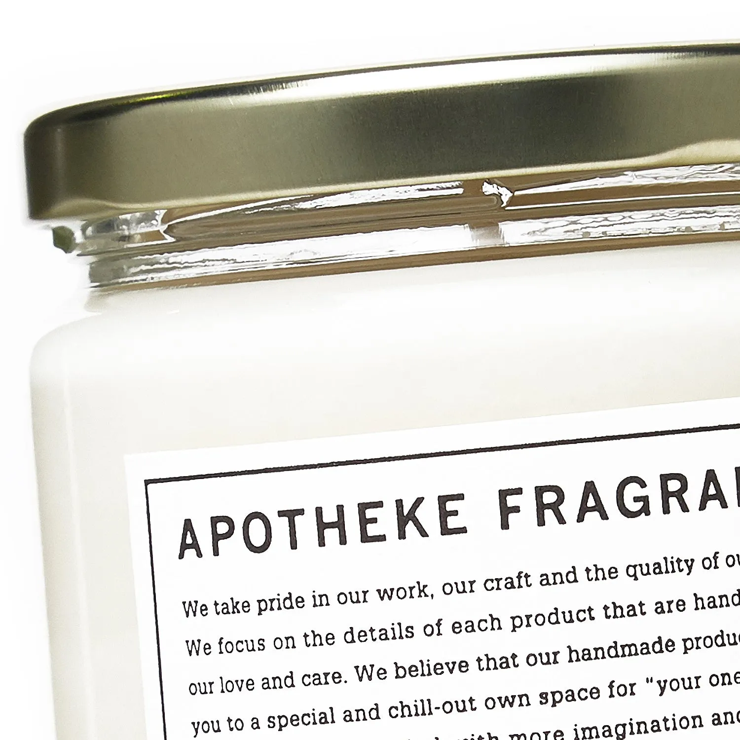 Apotheke Fragrance Glass Jar Candle "Basil Sage Mint"