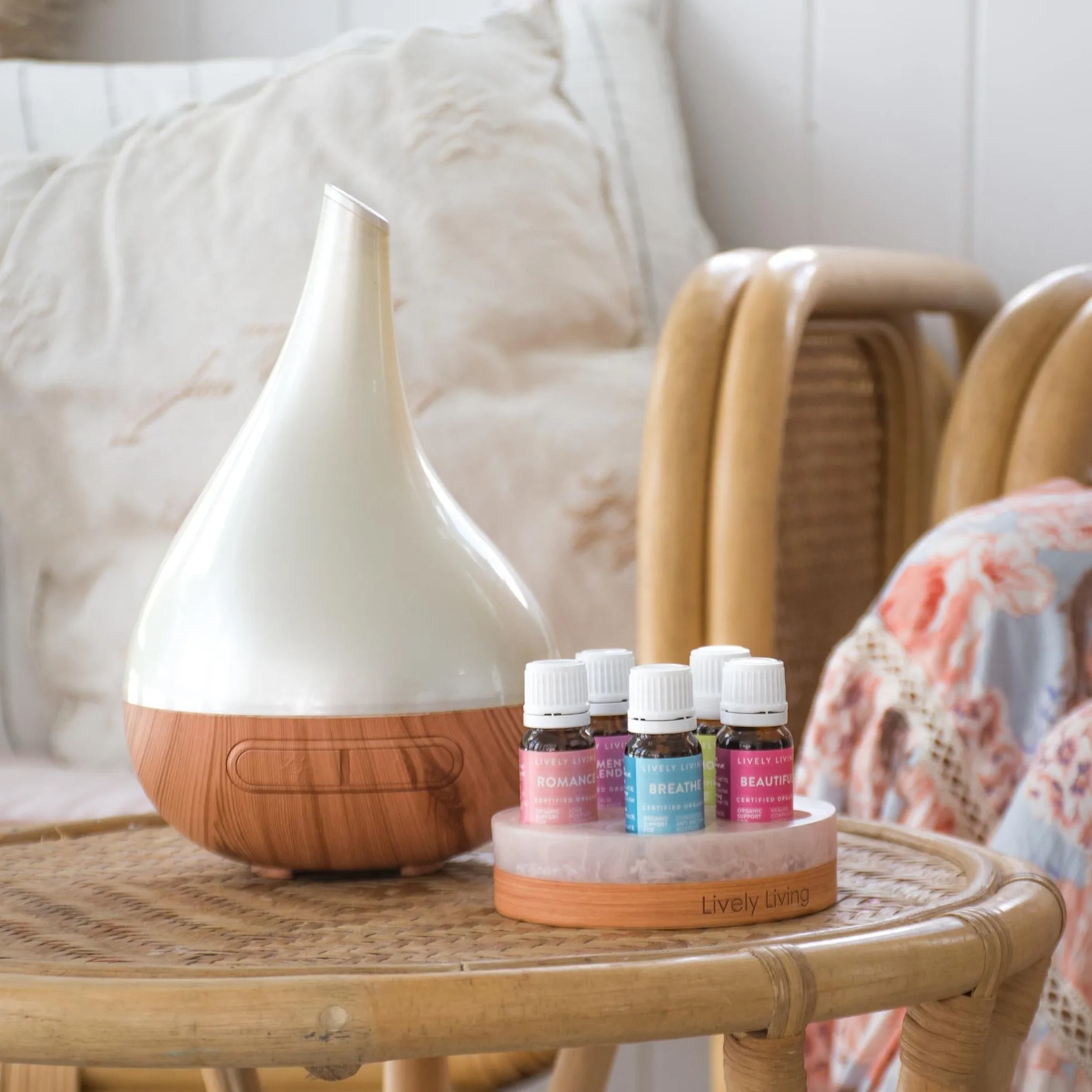 Aroma-Bloom Diffuser Wood
