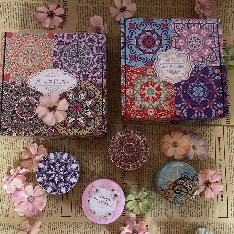 Aromatherapy Soy Wax Candle Gift Box