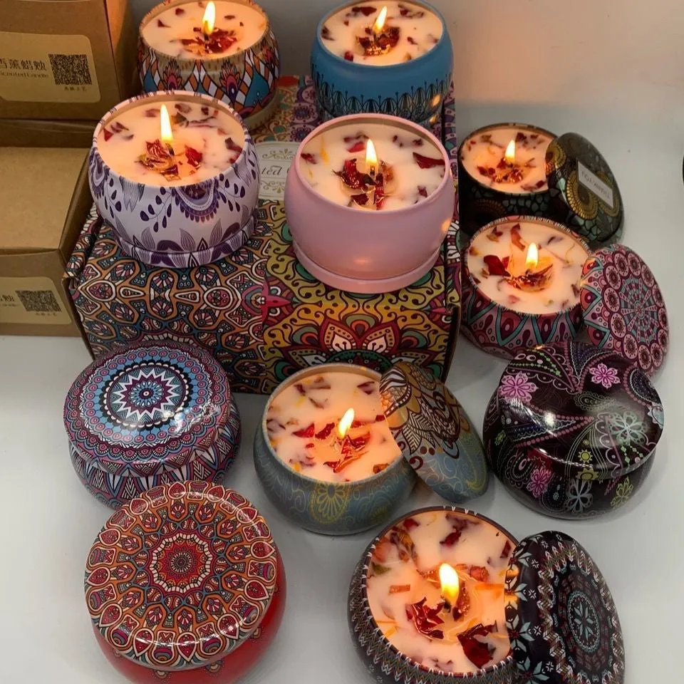 Aromatherapy Soy Wax Candle Gift Box
