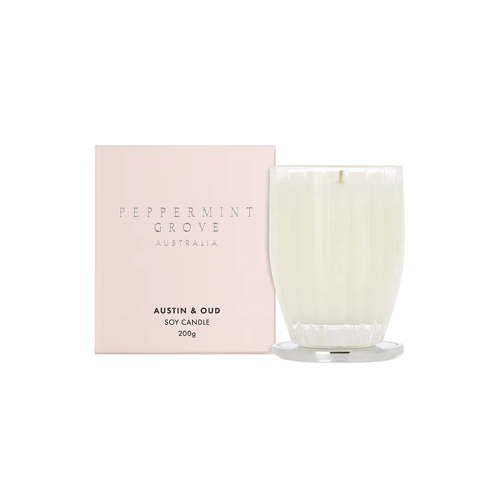 Austin & Oud Soy Candle 200g