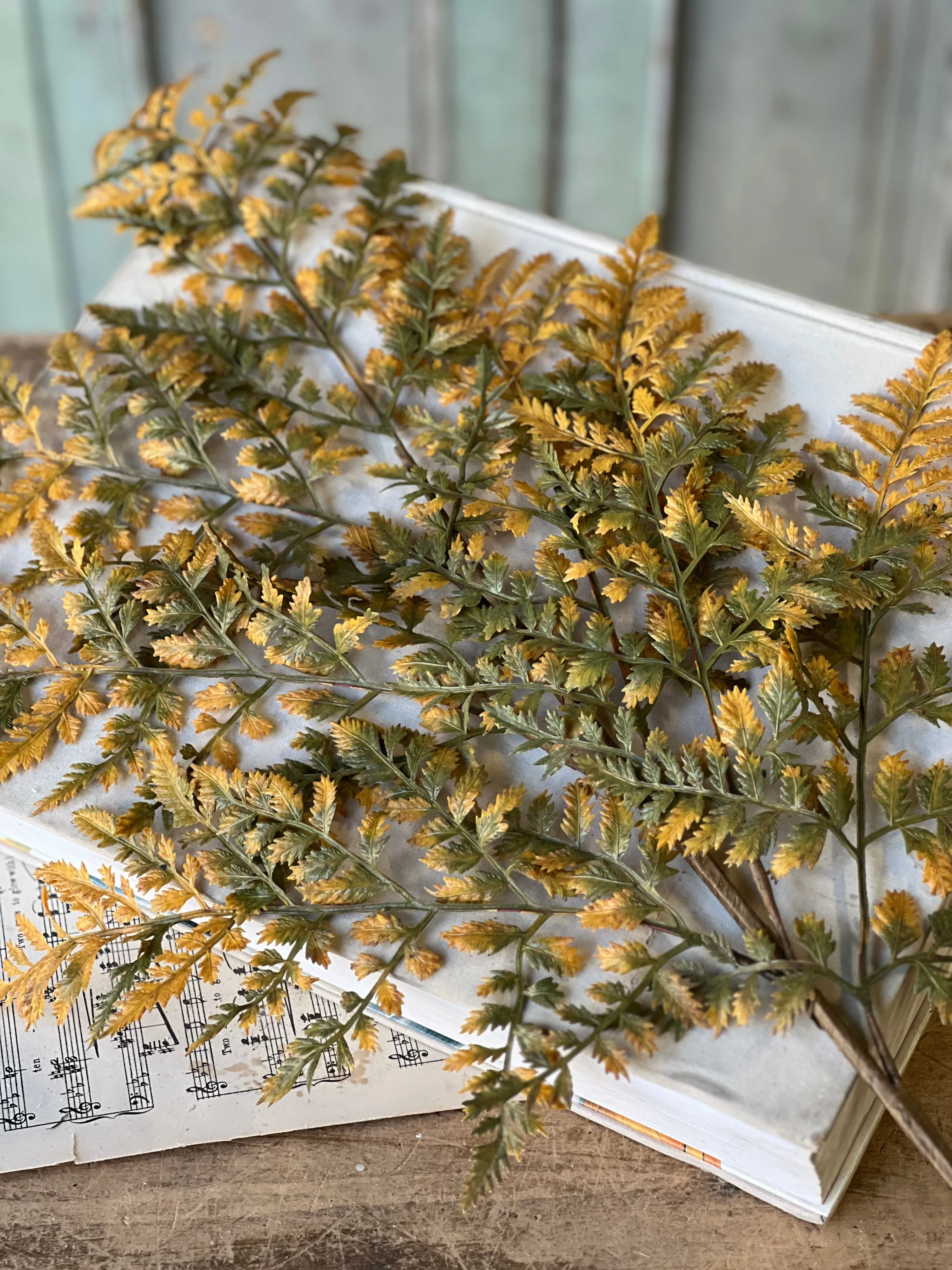 Autumnal Fern Spray | 36" | Moss | NEW CLOSEOUT   CLEAN UP SPECIAL!  From $1.50 - Last 144pcs!