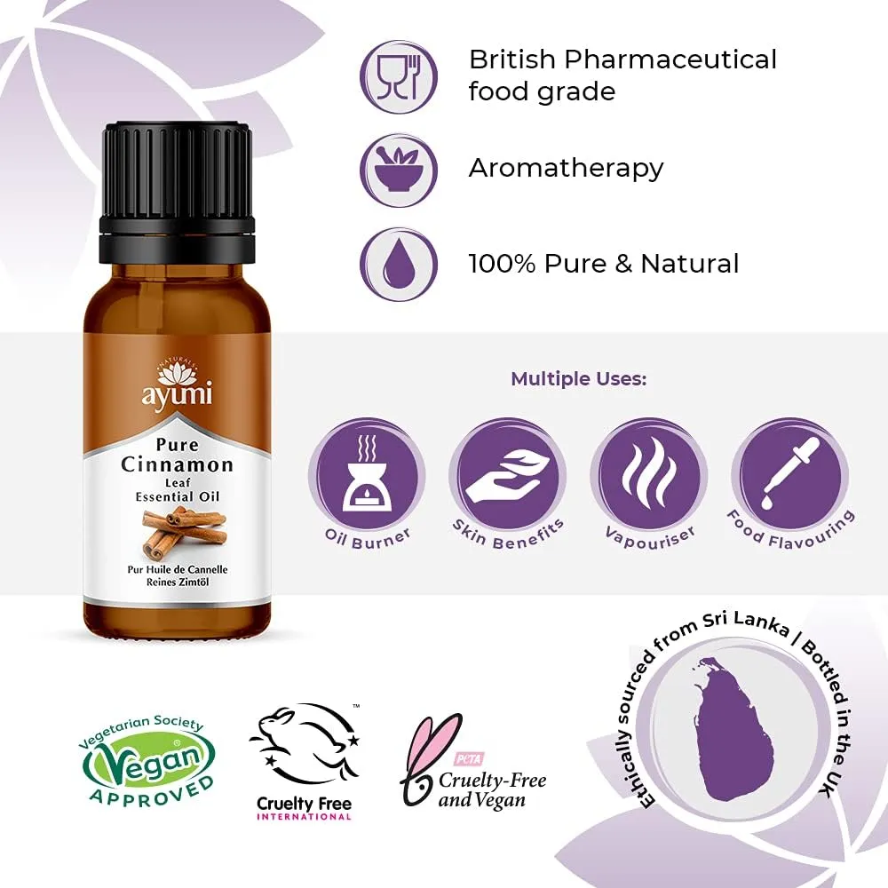 Ayumi Naturals Ayumi Pure Cinnamon Leaf Essential Oil 15ml