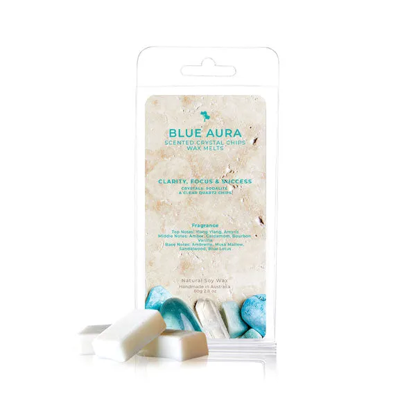Blue Aura Crystal Deluxe Hamper