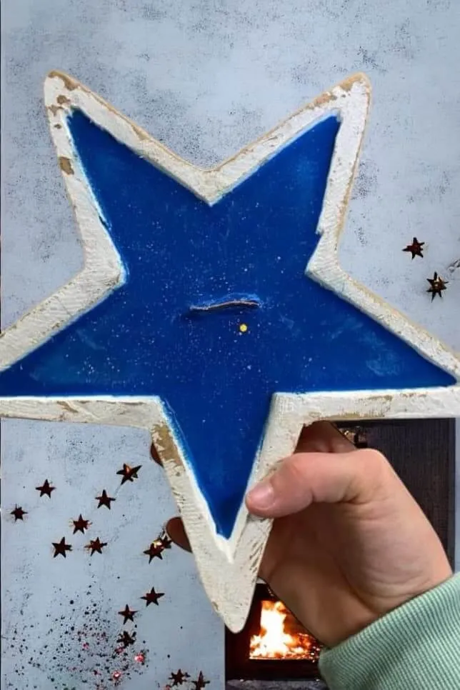 BLUE STAR CANDLE