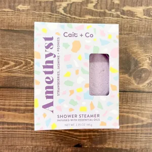 Cait & Co Gem Shower Steamer - Amethyst
