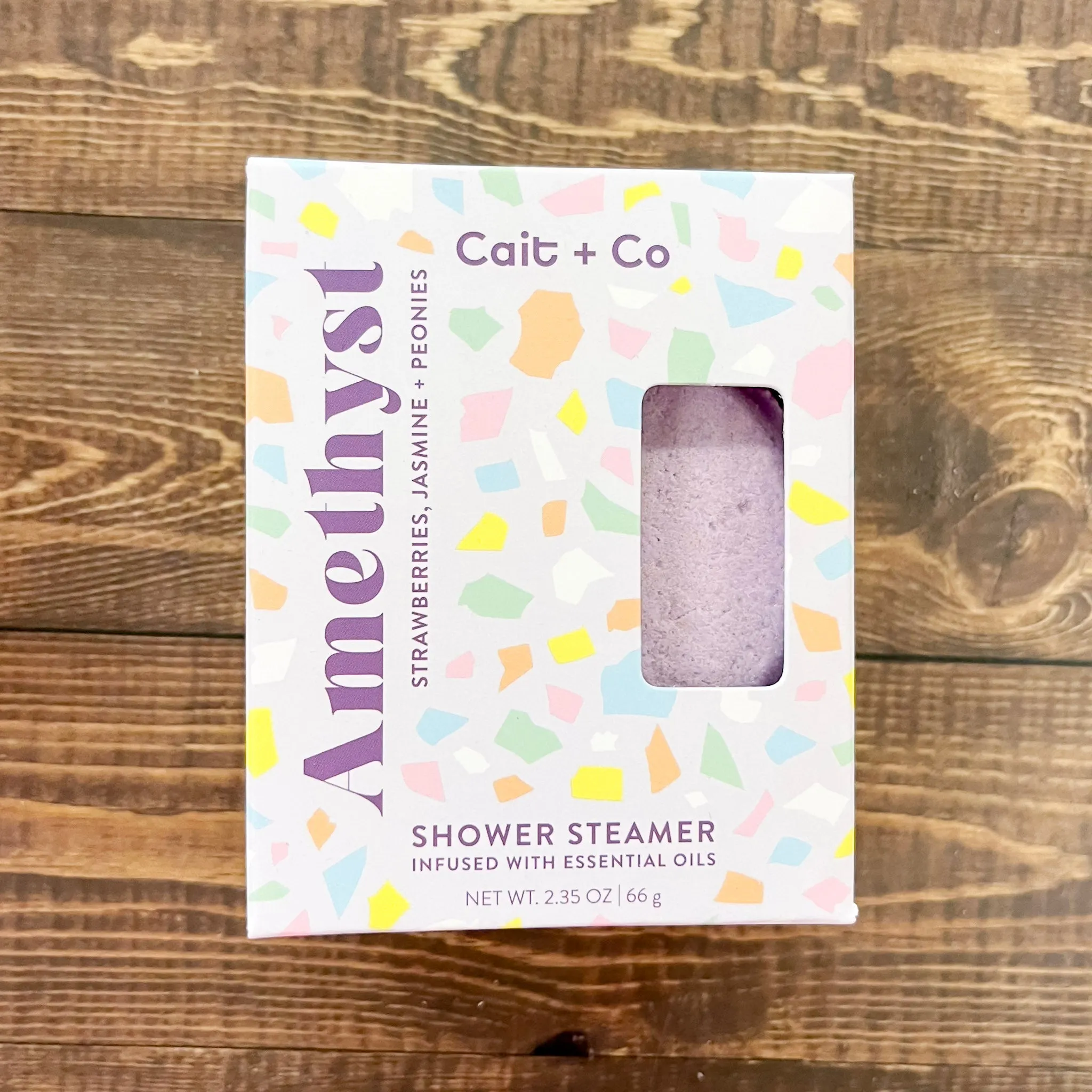 Cait & Co Gem Shower Steamer - Amethyst