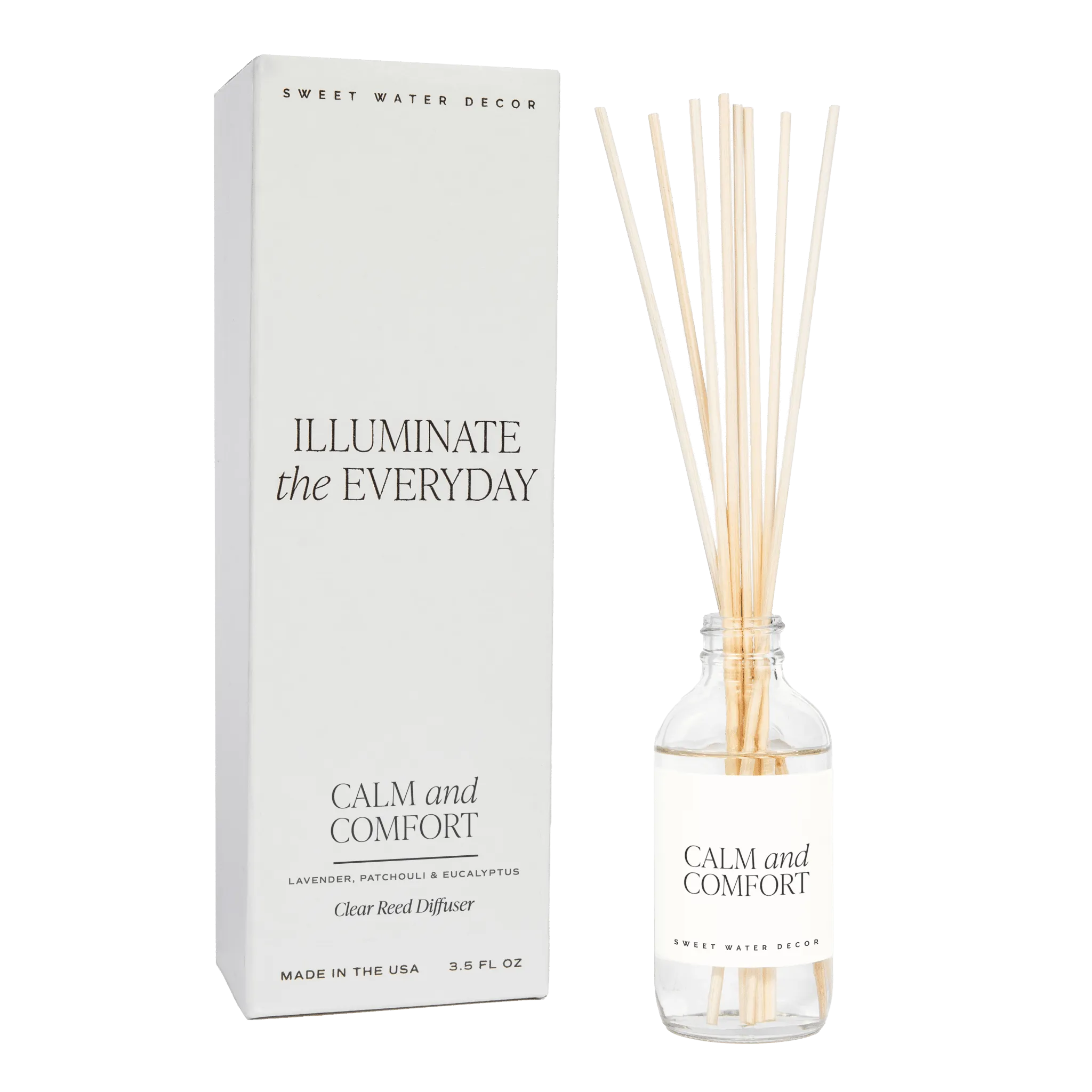 Calm and Comfort Clear Reed Diffuser