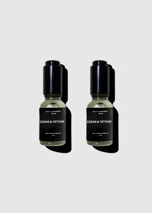 Cedar & Vetiver 15ml Duo