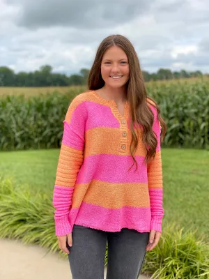 Citrus Stripe Sweater