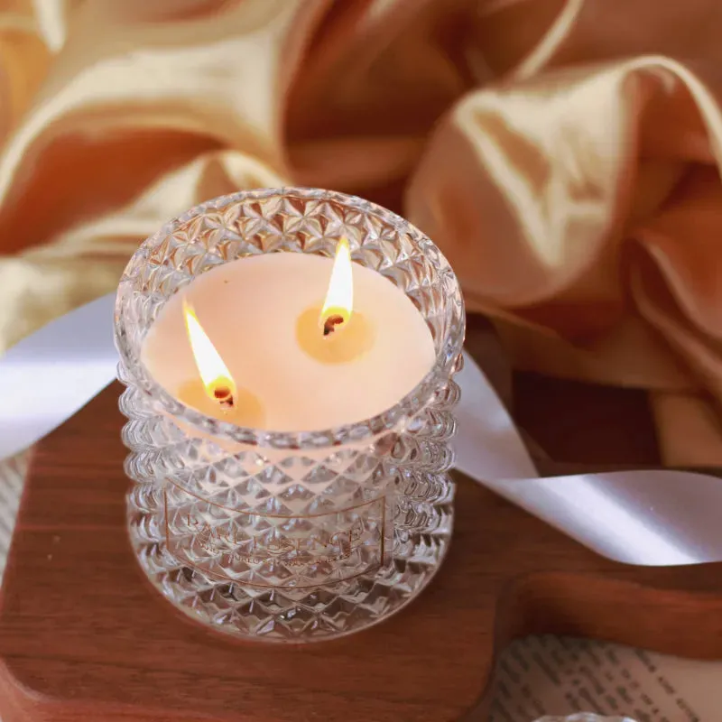 Diamond Jar Scented Candle | Multiple Fragrance | Single | 8.9 x 14.0 cm / 3.5 x 5.5 inches