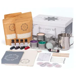 DIY Candle Making Kit For Adults And Beginners | The Craft Kit For Adults With Natural Soy Wax To Make Candles