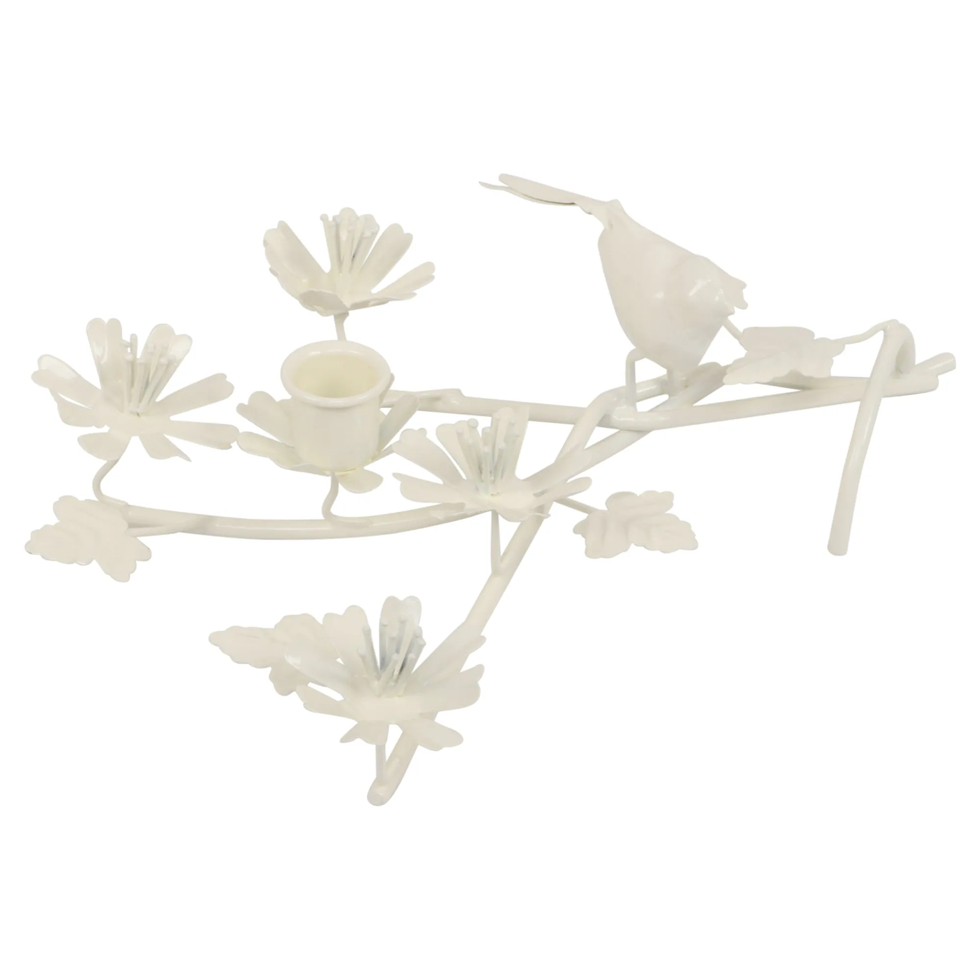 Elan One Bird Candle Stand - Ivory