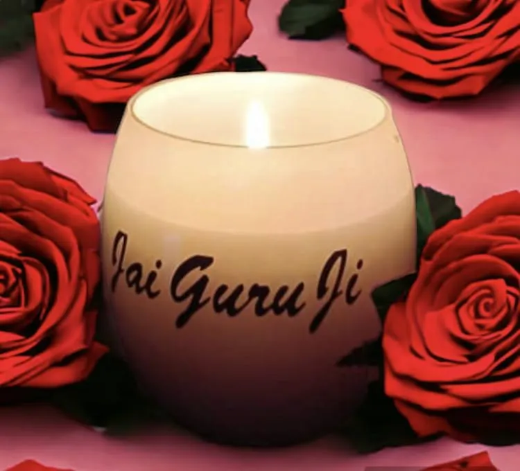 ELEGANTE HOMEZ Scented Jar Candle for Home Decoration Aroma Therapy Ik omkar Candles for Birthday Anniversary (Pack of 2)