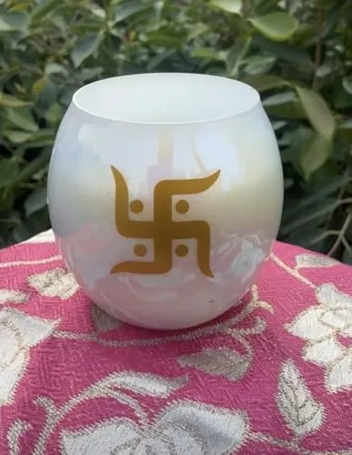 ELEGANTE HOMEZ Scented Jar Candle for Home Decoration Aroma Therapy Ik omkar Candles for Birthday Anniversary (Pack of 2)