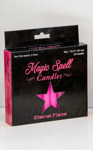Eternal Flame Chime Spell Candles | Pink