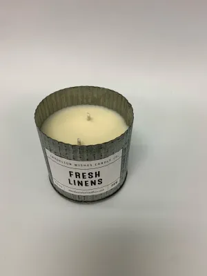 Fresh Linens Tin Candle