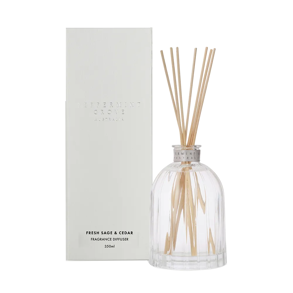 Fresh Sage & Cedar Fragrance Diffuser 350ml