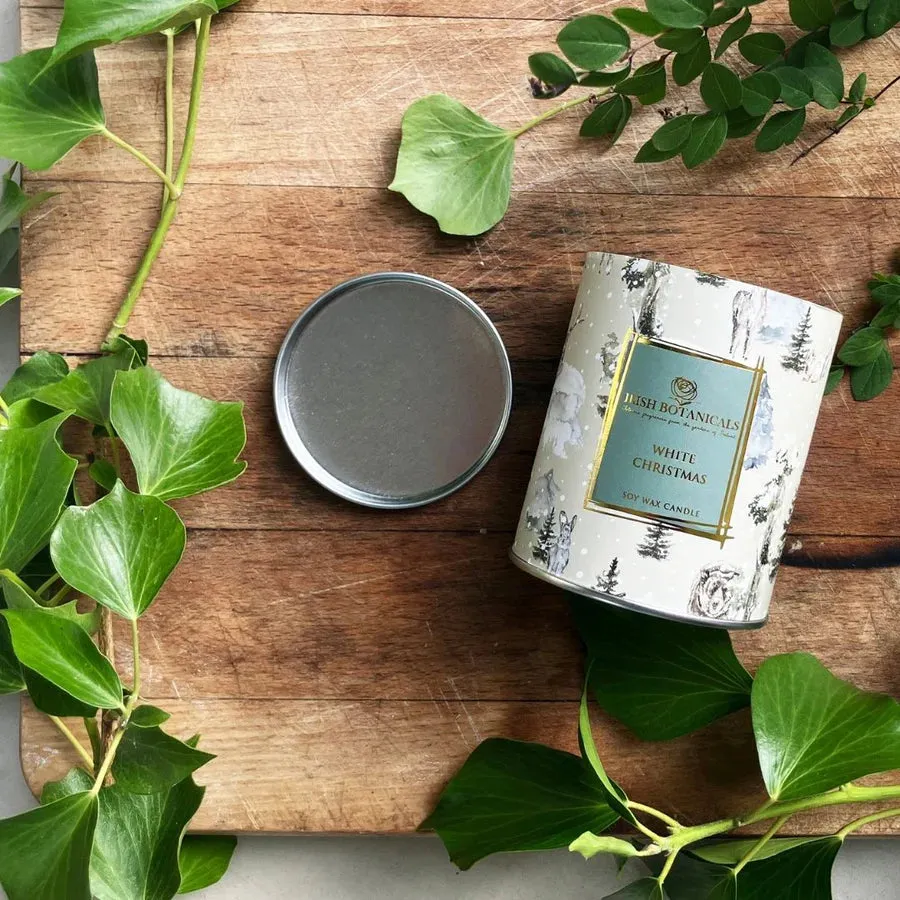 Irish Botanicals White Christmas Tin