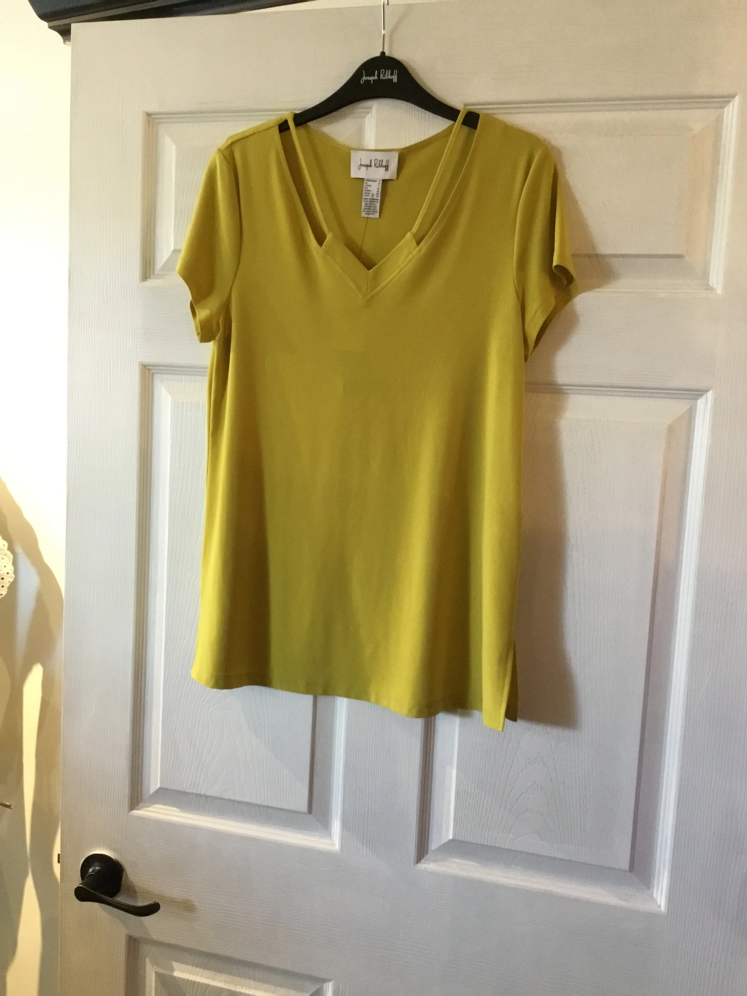 Joseph Ribkoff lemongrass top 213338