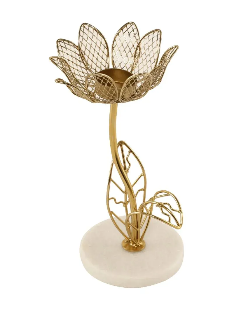 Kamal Marble Tealight Candle Holder | 8 x 12 inches