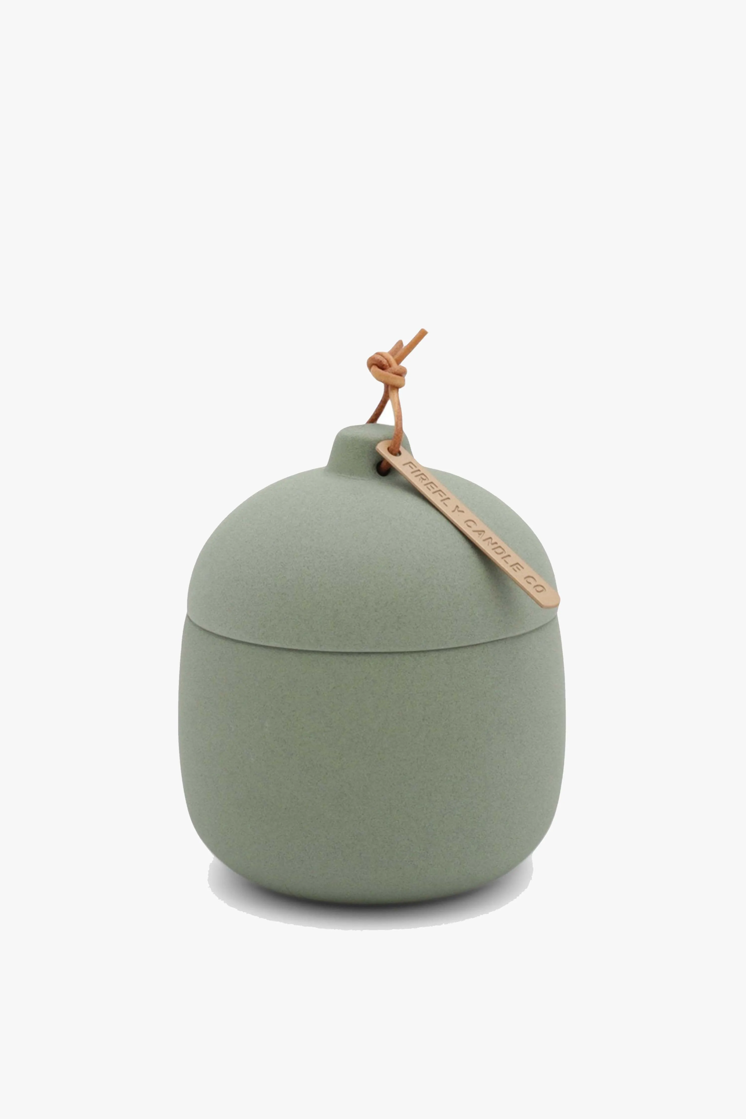 Keepsake Fresh Cut  Basil 113g Small with Lid Ceramic Candle
