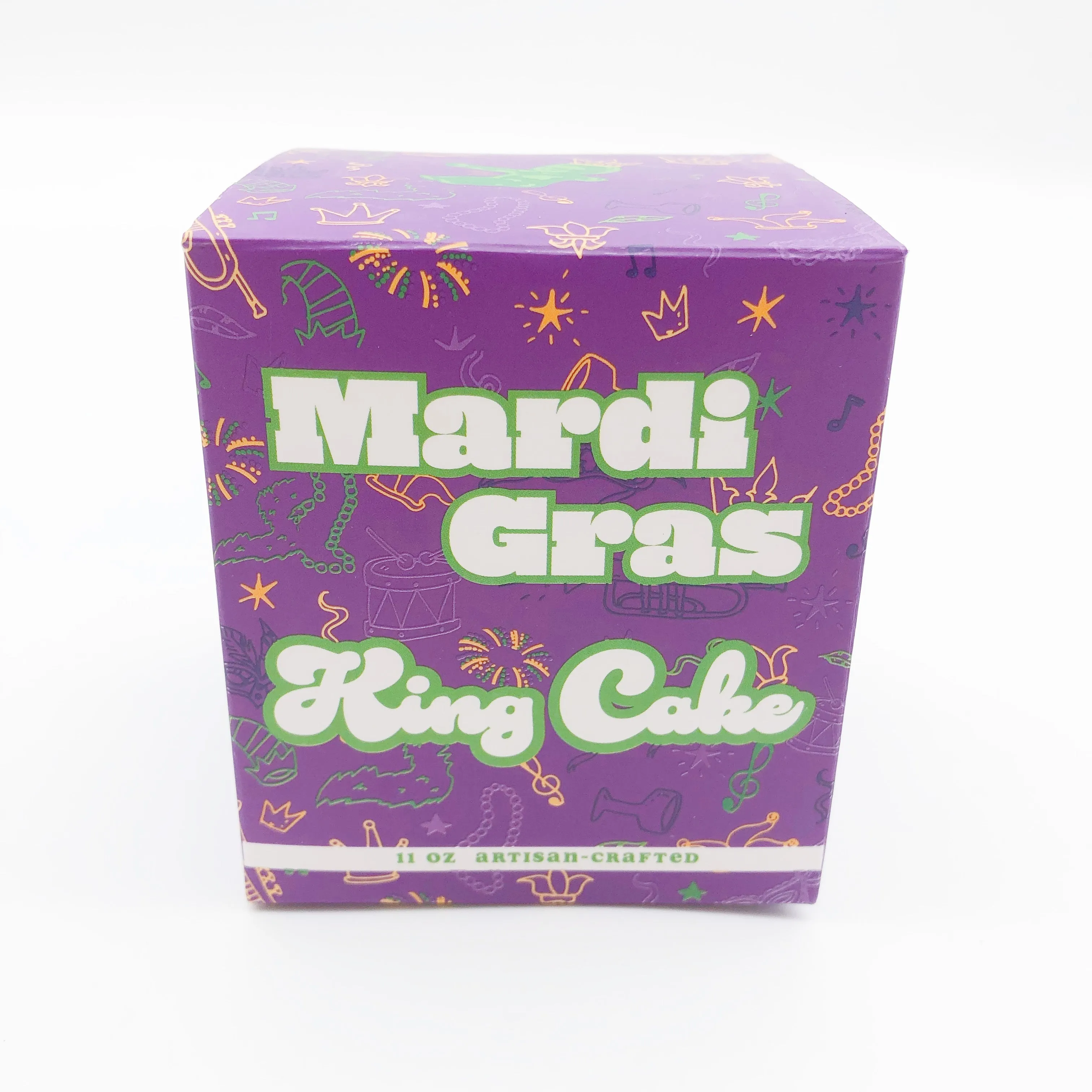 King Cake Carnival Candle 11 oz