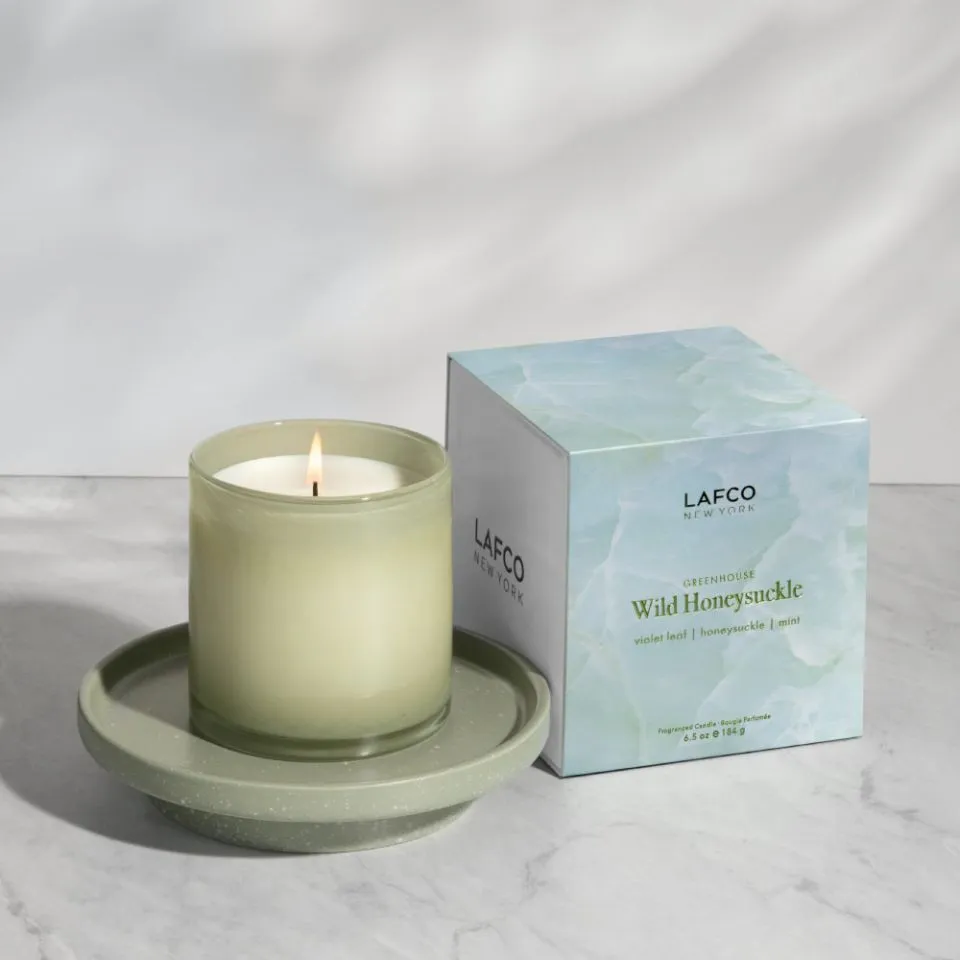 Lafco Wild Honeysuckle Signature Candle Greenhouse Collection, 15.5 Oz