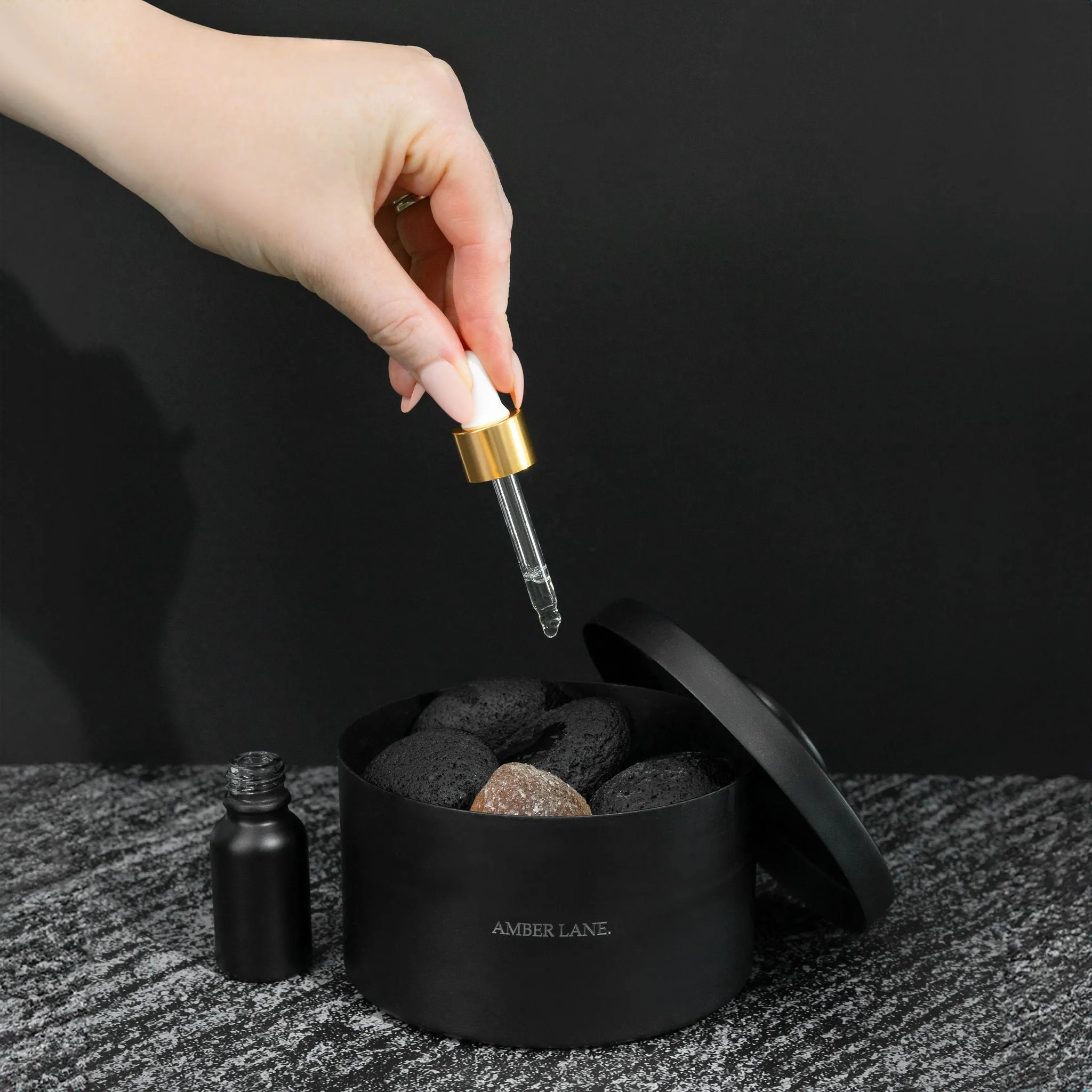 Lava Rock Home Diffuser - Soft Leather