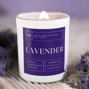 Lavender Scented Candles | Luxury Scented Candles | Single | 5.1 x 7.6 cm / 2 x 3 inches