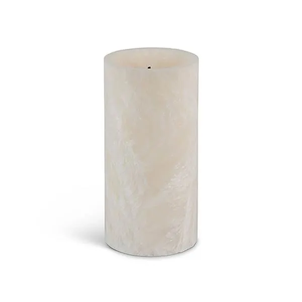 LED Wax Candles with Ice Effect and Timer 4386
