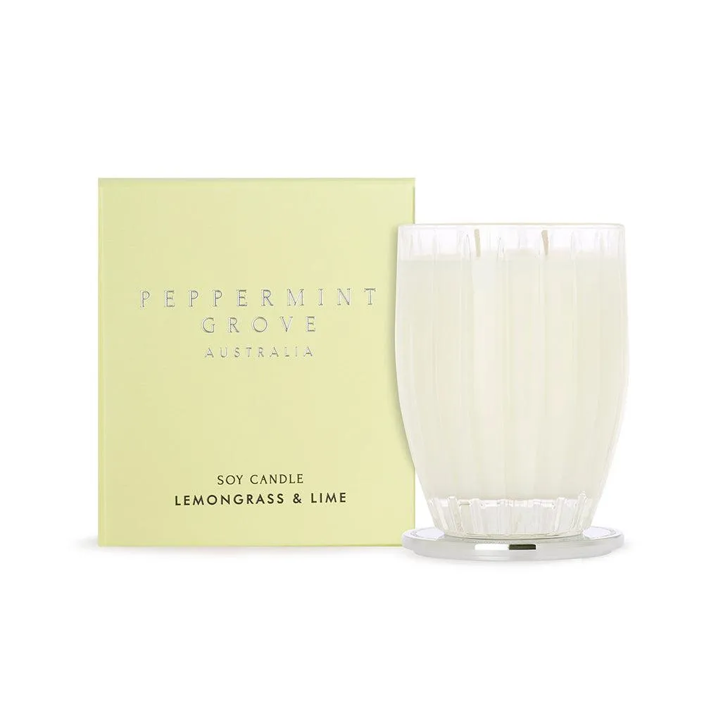 LEMONGRASS & LIME LARGE CANDLE 370G