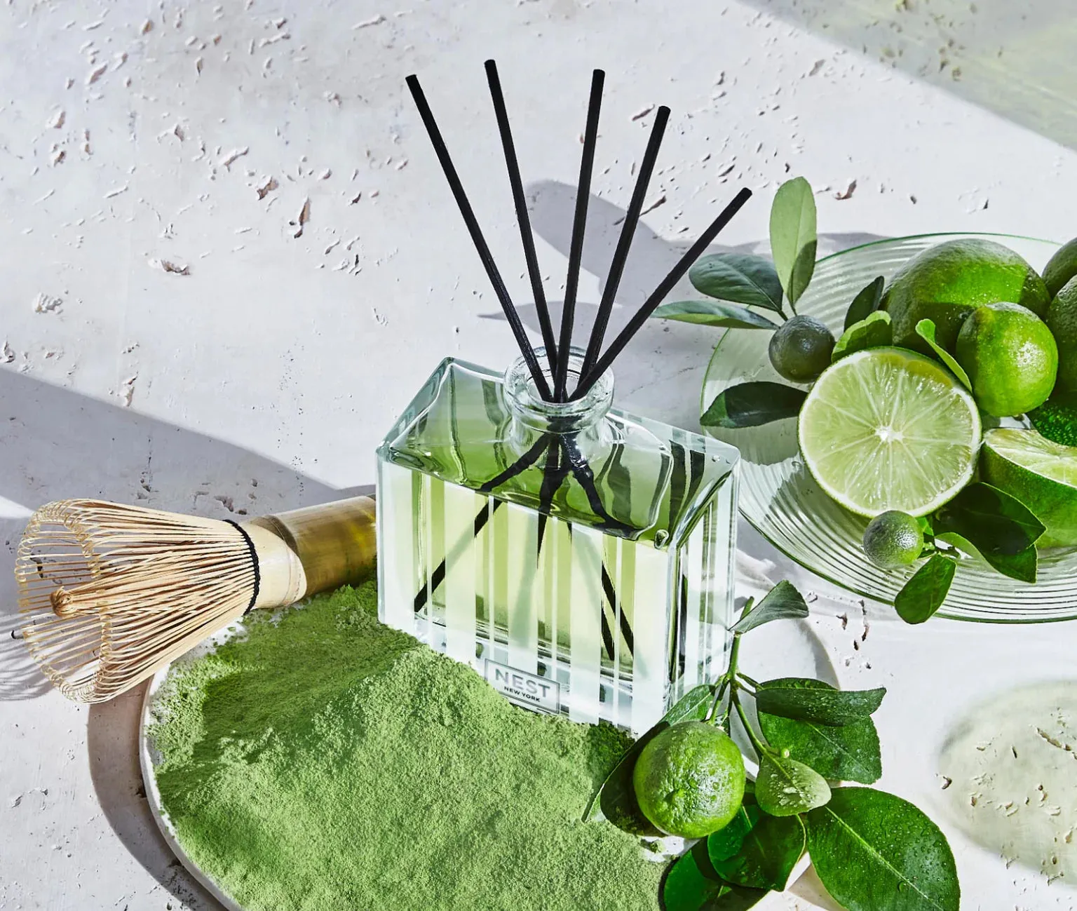 Lime Zest & Matcha Reed Diffuser 5.9 fl.oz/175 ml by Nest New York
