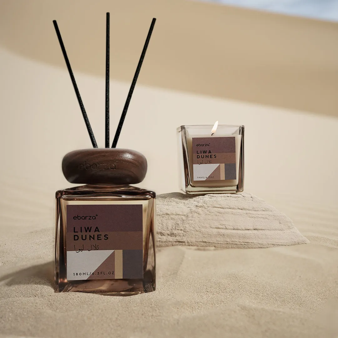 LIWA DUNES- Stylish - Warm Moss BROWN 180ml [ Sticks Diffuser ] ebarza vipes MS.QN2207