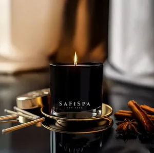 Luxury Sandalwood Soy Candle | Relaxation & Stress Relief | SaFiSpa